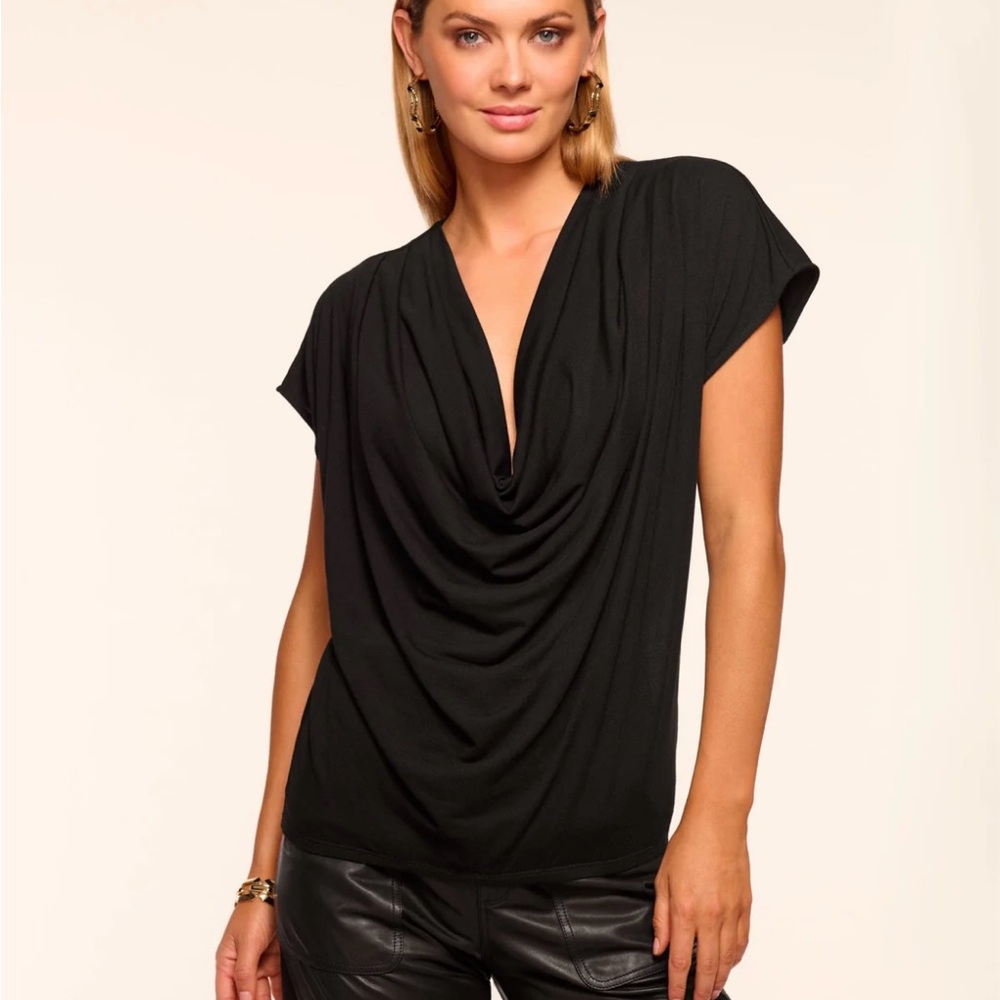 Ramy Brook Black Dorothy Top